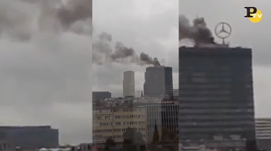Incendio a Berlino: l’Europa Center tra le fiamme