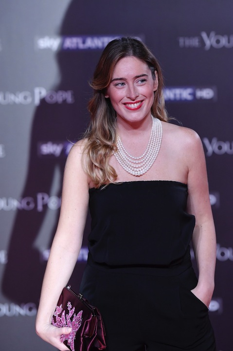 Il Ministro Boschi sul red carpet di The Young Pope
