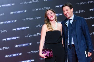 Il Ministro Boschi sul red carpet di The Young Pope
