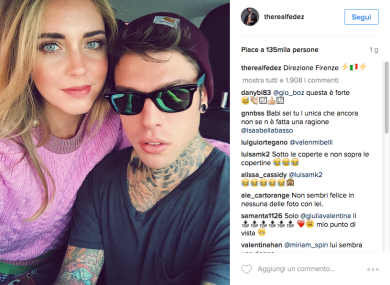 Fedez e Chiara Ferragni, prima uscita ufficiale a Firenze
