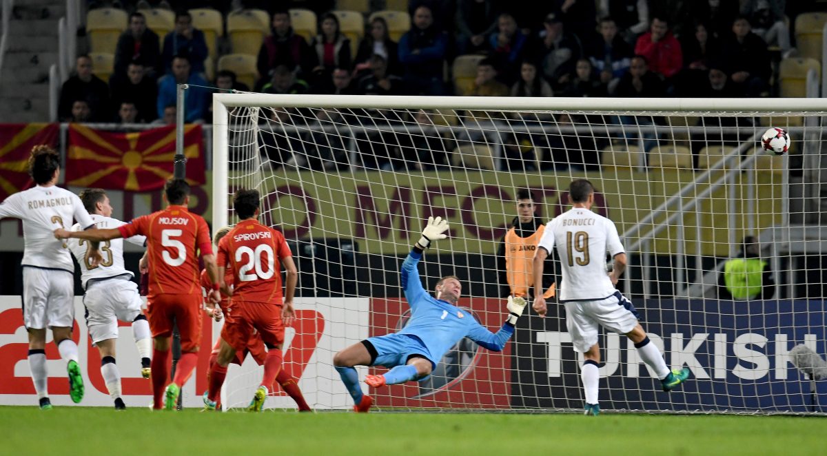 Galleria foto 'Macedonia-Italia 2-3: Immobile salva Ventura, ma che pena' - foto 10