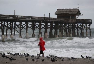 Uragano Matthew: le immagini in diretta dalla Florida