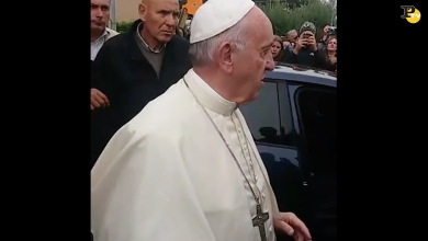 Papa Francesco ad Amatrice in visita ai terremotati