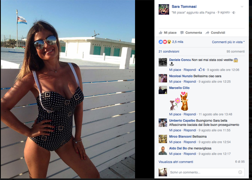 Sara Tommasi: “Sto bene, ora sogno l’Isola dei famosi” Sara Tommasi: “Sto bene, ora sogno l’Isola dei famosi”