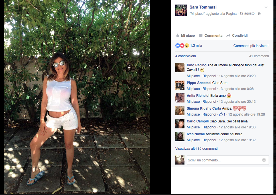 Sara Tommasi: “Sto bene, ora sogno l’Isola dei famosi” Sara Tommasi: “Sto bene, ora sogno l’Isola dei famosi”