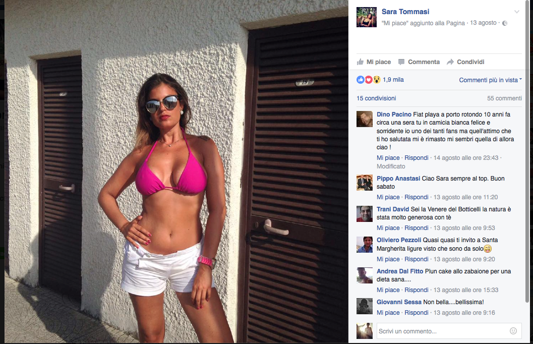 Sara Tommasi: “Sto bene, ora sogno l’Isola dei famosi” Sara Tommasi: “Sto bene, ora sogno l’Isola dei famosi”