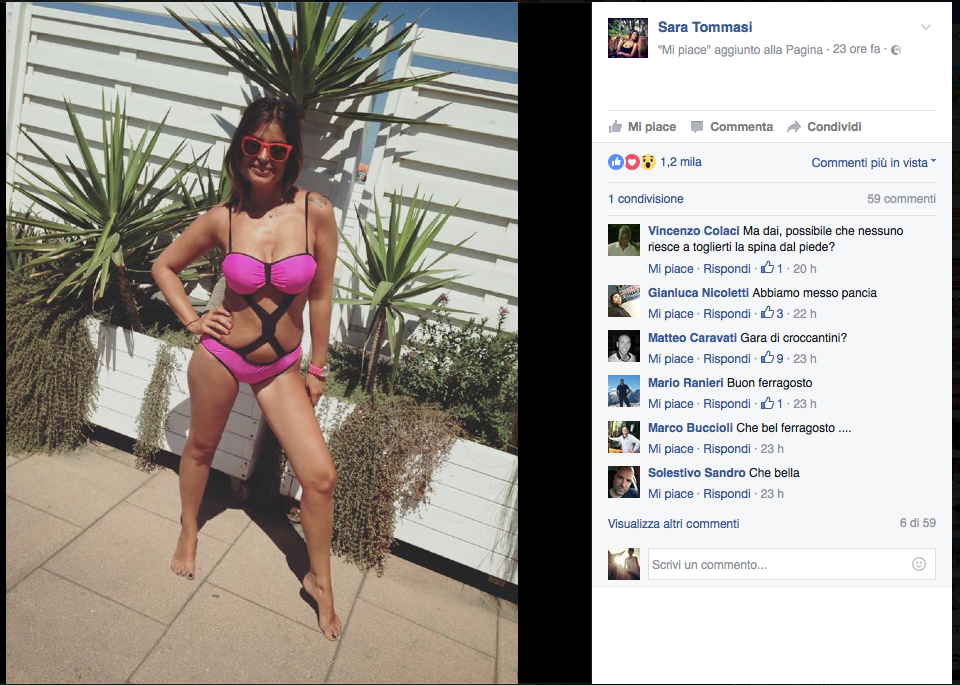 Sara Tommasi: “Sto bene, ora sogno l’Isola dei famosi” Sara Tommasi: “Sto bene, ora sogno l’Isola dei famosi”