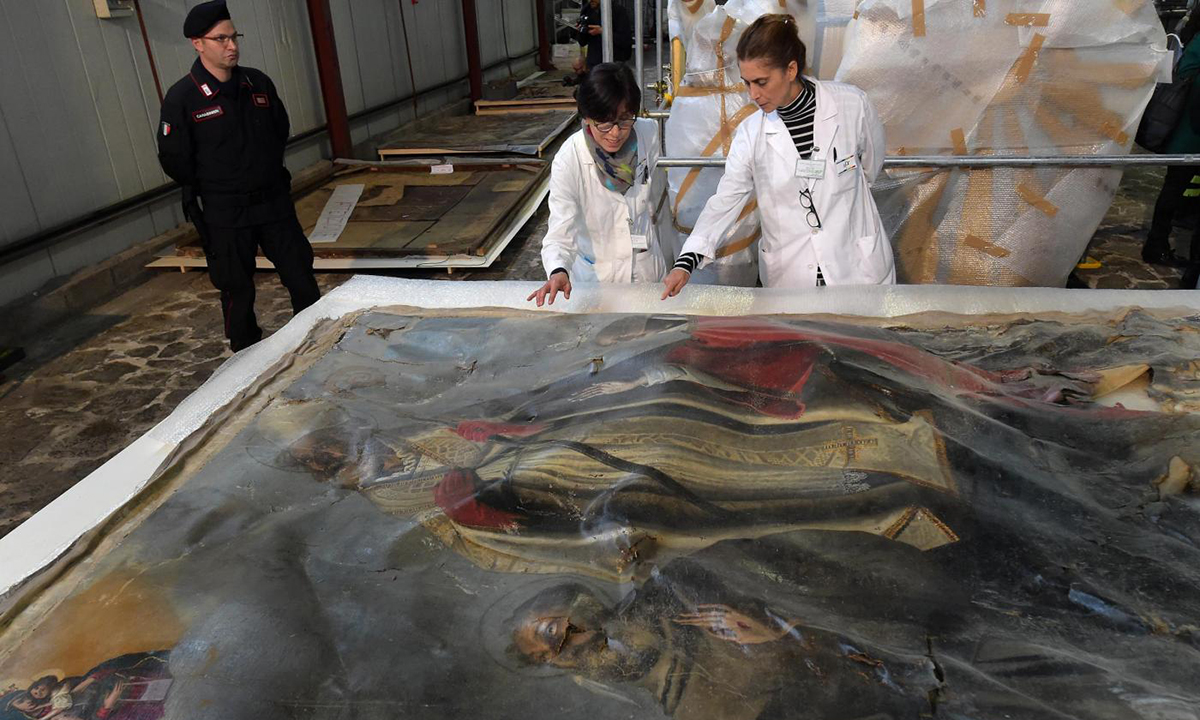 Terremoto Centro Italia: opere d’arte ferite in restauro a Cittaducale Terremoto Centro Italia: opere d’arte ferite in restauro a Cittaducale