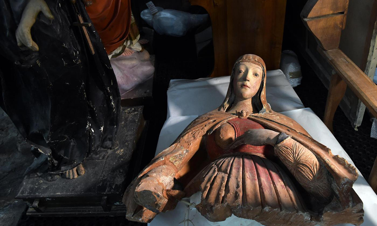 Terremoto Centro Italia: opere d’arte ferite in restauro a Cittaducale Terremoto Centro Italia: opere d’arte ferite in restauro a Cittaducale