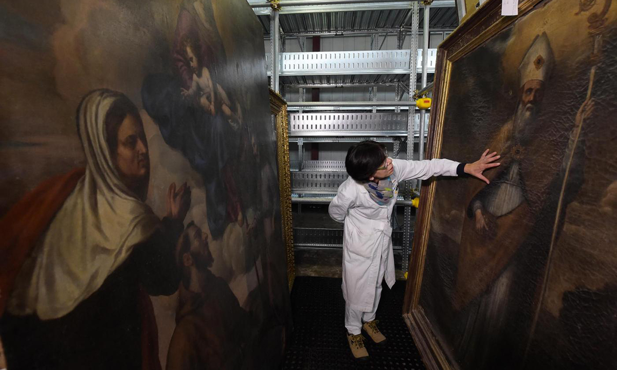 Terremoto Centro Italia: opere d’arte ferite in restauro a Cittaducale Terremoto Centro Italia: opere d’arte ferite in restauro a Cittaducale