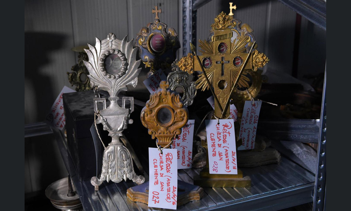 Terremoto Centro Italia: opere d’arte ferite in restauro a Cittaducale Terremoto Centro Italia: opere d’arte ferite in restauro a Cittaducale