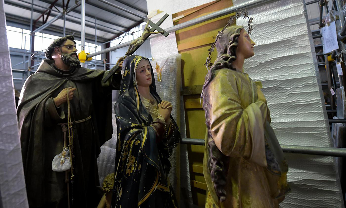 Terremoto Centro Italia: opere d’arte ferite in restauro a Cittaducale Terremoto Centro Italia: opere d’arte ferite in restauro a Cittaducale