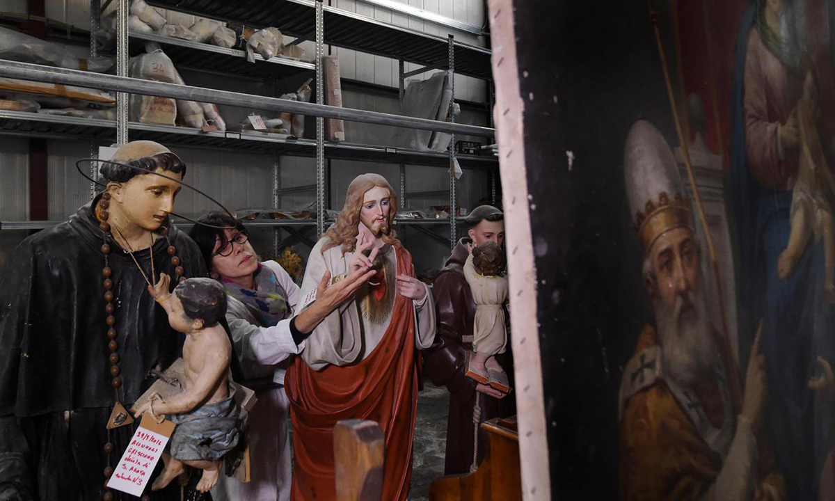 Terremoto Centro Italia: opere d’arte ferite in restauro a Cittaducale Terremoto Centro Italia: opere d’arte ferite in restauro a Cittaducale