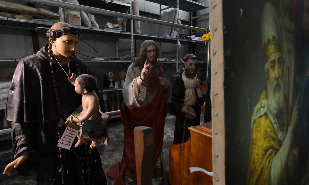 Terremoto Centro Italia: opere d’arte ferite in restauro a Cittaducale Terremoto Centro Italia: opere d’arte ferite in restauro a Cittaducale