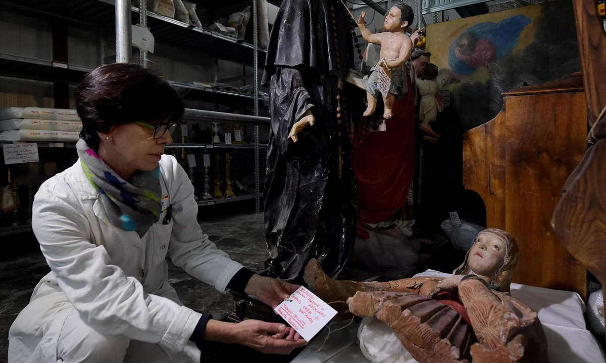 Terremoto Centro Italia: opere d’arte ferite in restauro a Cittaducale Terremoto Centro Italia: opere d’arte ferite in restauro a Cittaducale