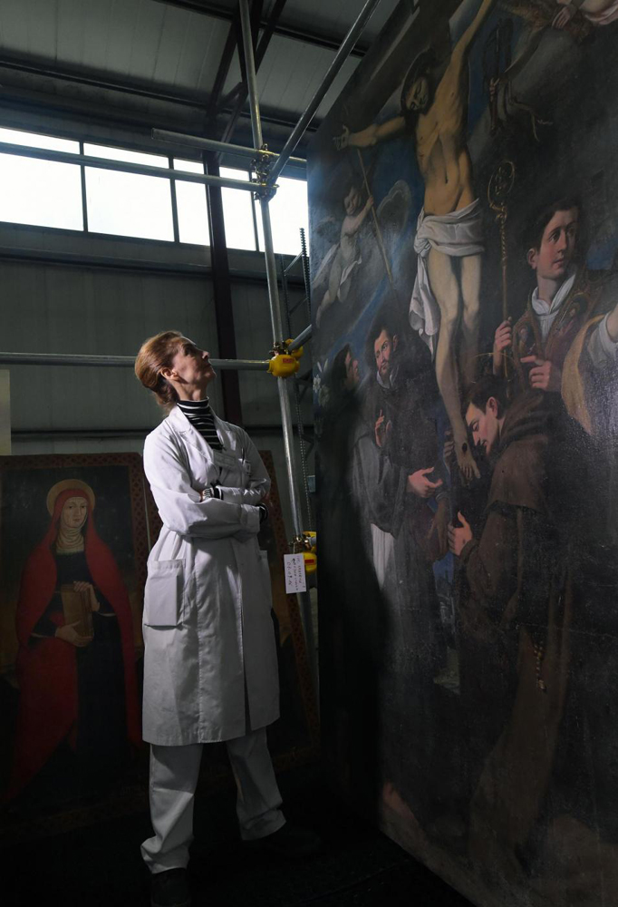 Terremoto Centro Italia: opere d’arte ferite in restauro a Cittaducale Terremoto Centro Italia: opere d’arte ferite in restauro a Cittaducale