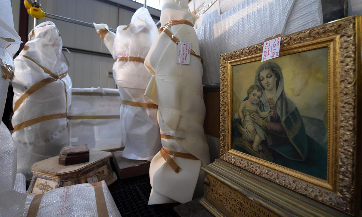 Terremoto Centro Italia: opere d’arte ferite in restauro a Cittaducale Terremoto Centro Italia: opere d’arte ferite in restauro a Cittaducale