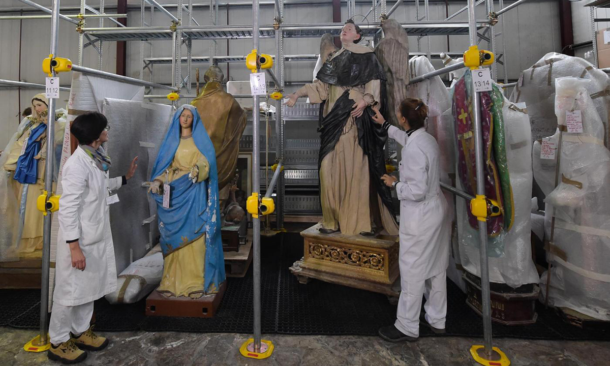 Terremoto Centro Italia: opere d’arte ferite in restauro a Cittaducale Terremoto Centro Italia: opere d’arte ferite in restauro a Cittaducale