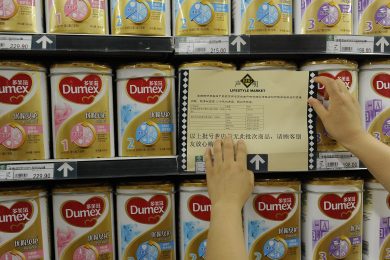 Why Chinese choose Italian milk