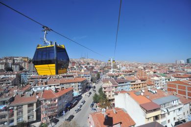 Invece del tram prendo la cabinovia Leitner