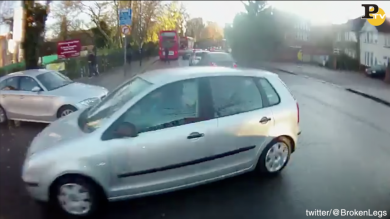 Auto pirata investe bicicletta a Londra | video