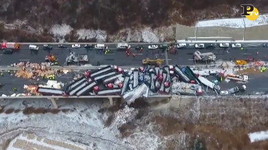 Maxi tamponamento in Cina: 56 veicoli coinvolti