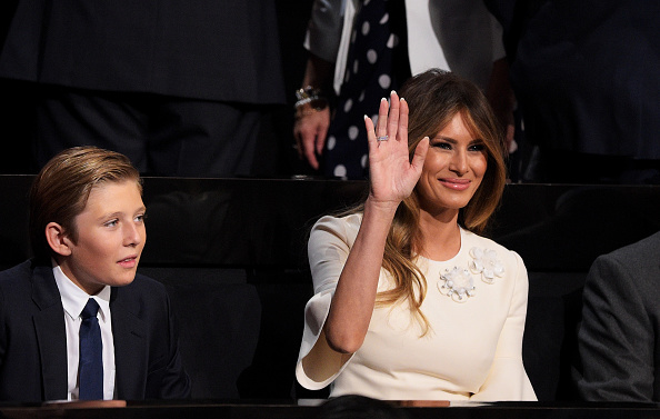 Donald a Washington, Melania a New York Donald a Washington, Melania a New York