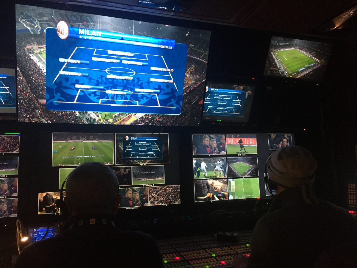 Galleria foto 'Milan-Inter 2-2: il derby visto e vissuto dalla cabina di regia Tv' - foto 1