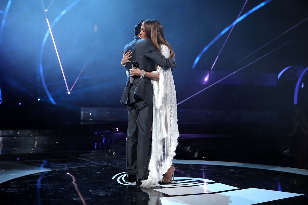 Jennifer Lopez e Marc Anthony, il bacio ai Latin Grammy’s awards