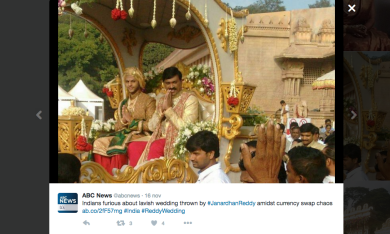 Il matrimonio indiano da 68 milioni di euro