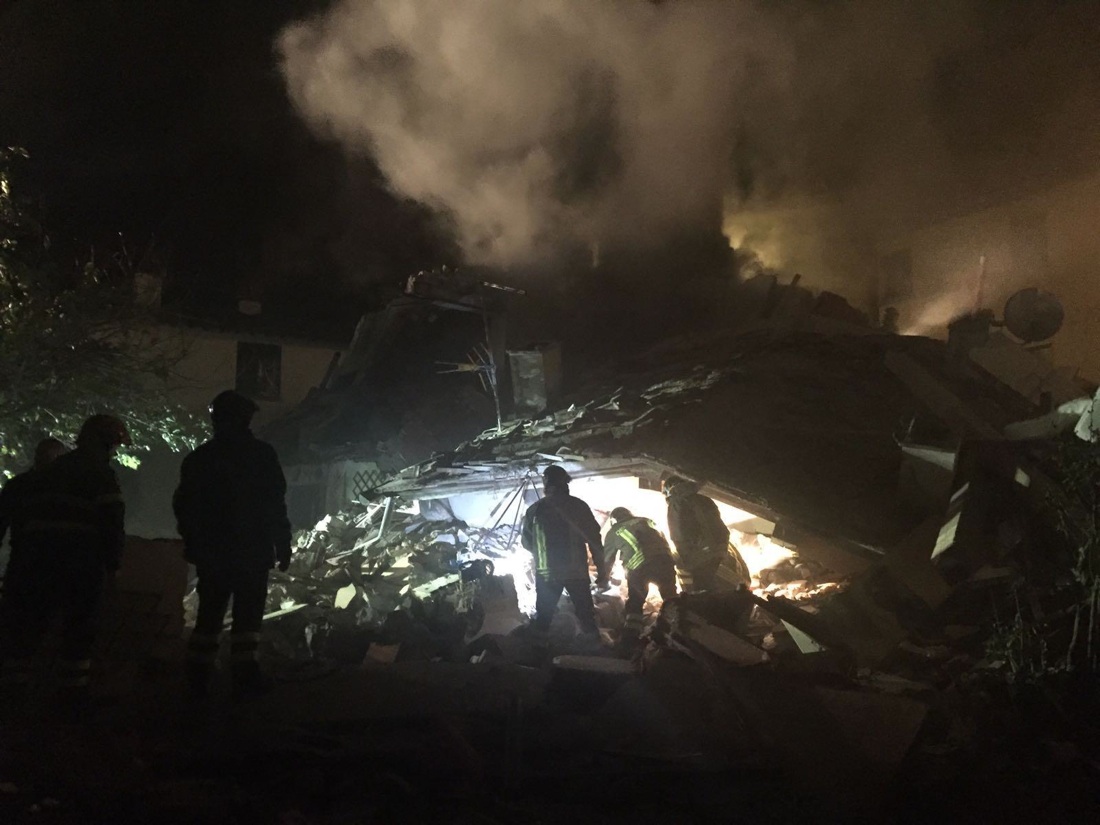 Le immagini della villa crollata a Firenze