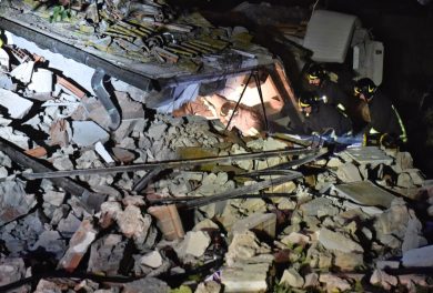 Le immagini della villa crollata a Firenze