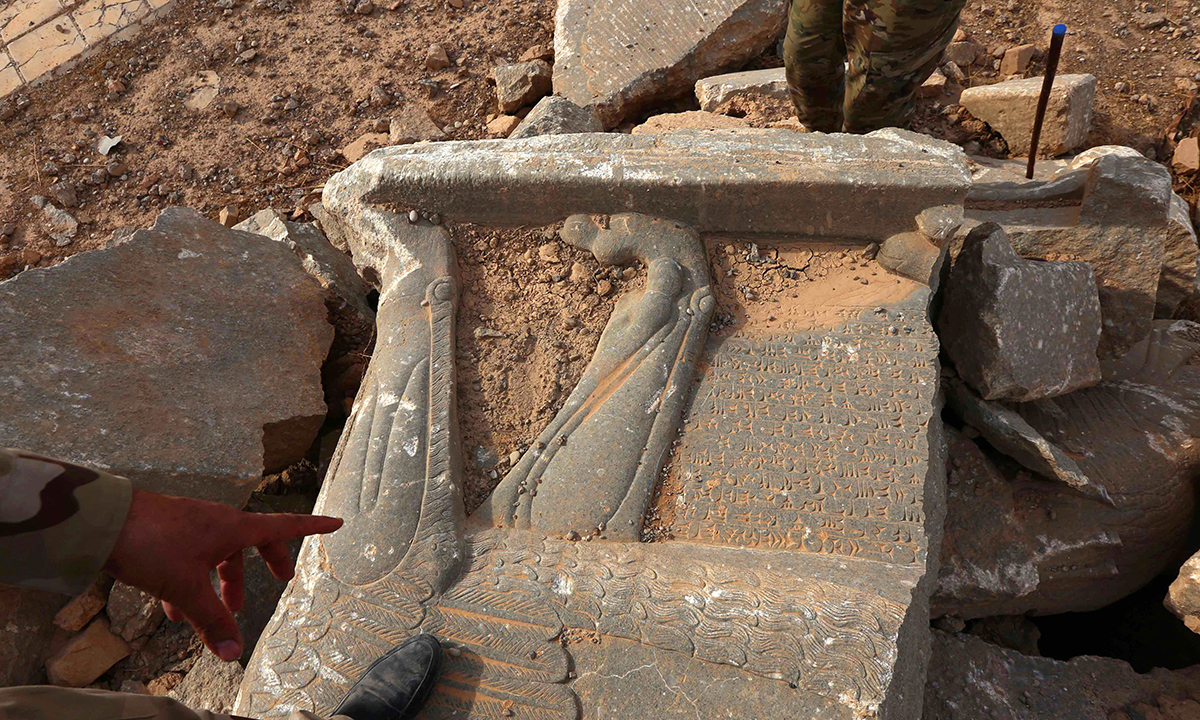 Iraq, le rovine assire di Nimrud distrutte dall’Isis – Foto