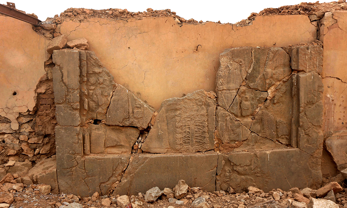 Iraq, le rovine assire di Nimrud distrutte dall’Isis – Foto