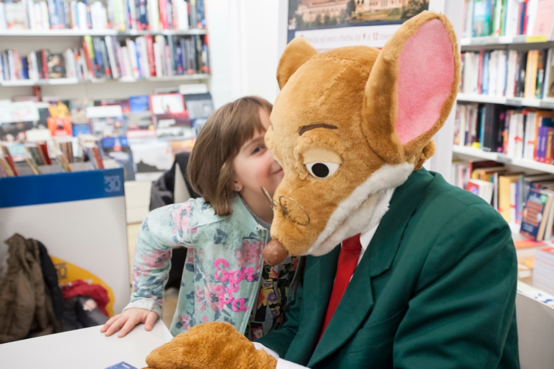 Geronimo Stilton arriva a Mantova dai suoi lettori – FOTO