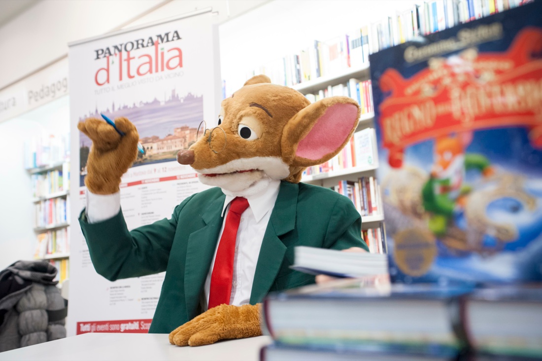 Geronimo Stilton arriva a Mantova dai suoi lettori – FOTO