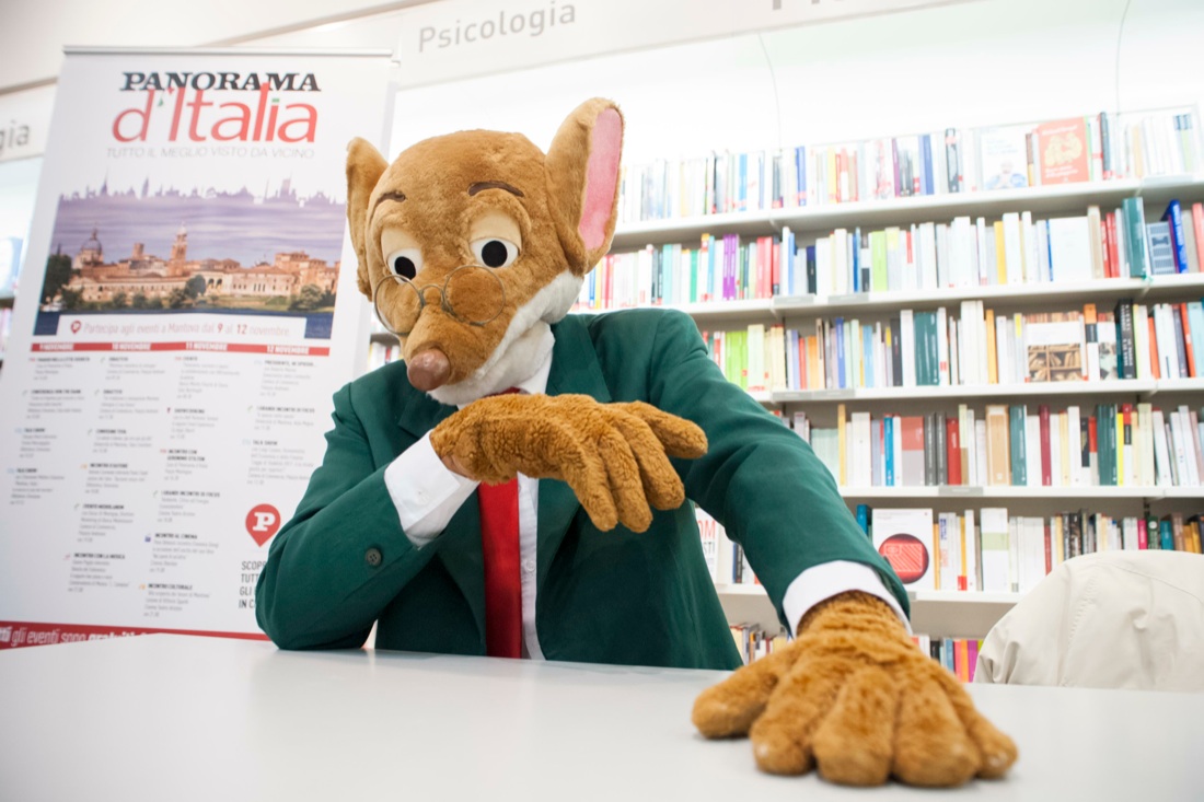 Geronimo Stilton arriva a Mantova dai suoi lettori – FOTO