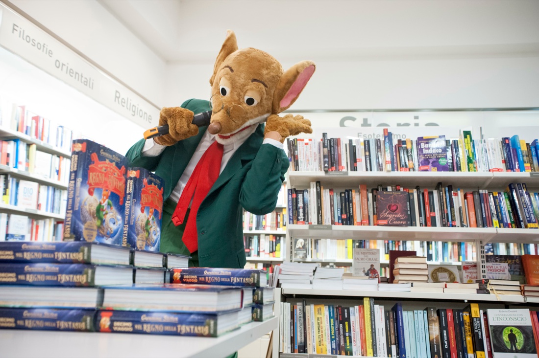 Geronimo Stilton arriva a Mantova dai suoi lettori – FOTO