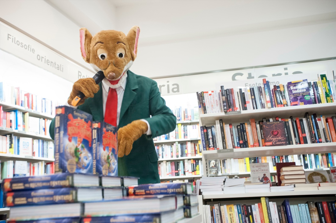 Geronimo Stilton arriva a Mantova dai suoi lettori – FOTO
