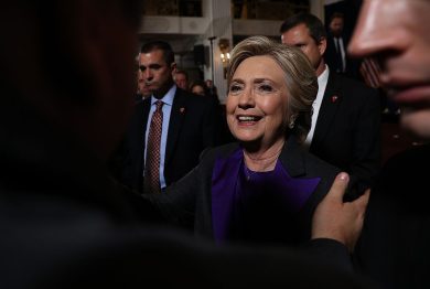 L’incontro con Hillary Clinton nel bosco