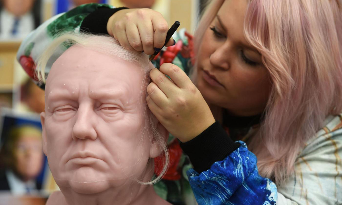 Donald Trump di cera al Madame Tussauds di Londra – Foto Donald Trump di cera al Madame Tussauds di Londra – Foto