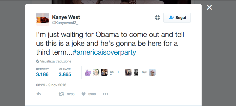 Trump presidente: le reazioni social dei vip Trump presidente: le reazioni social dei vip