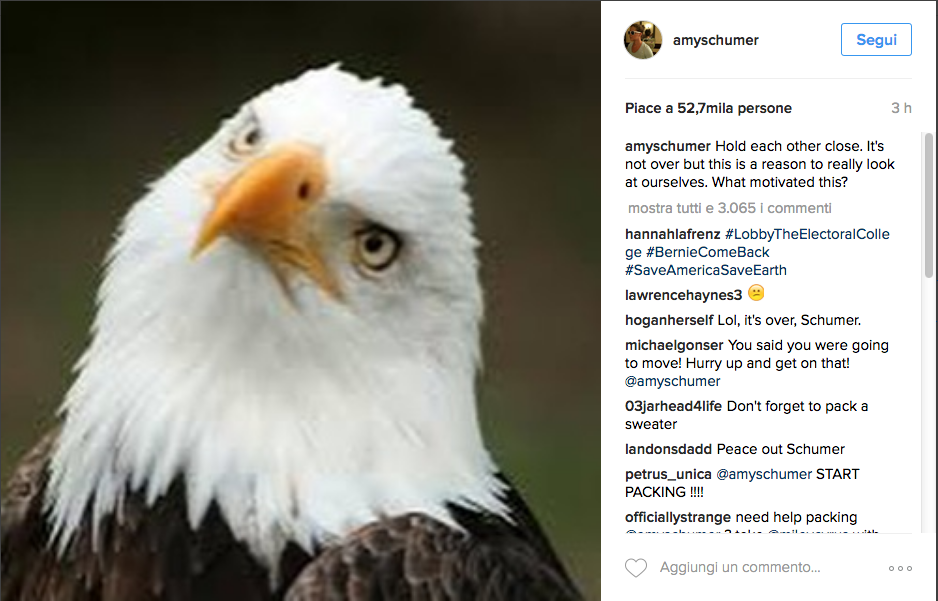 Trump presidente: le reazioni social dei vip Trump presidente: le reazioni social dei vip