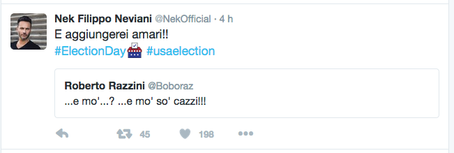 Trump presidente: le reazioni social dei vip Trump presidente: le reazioni social dei vip