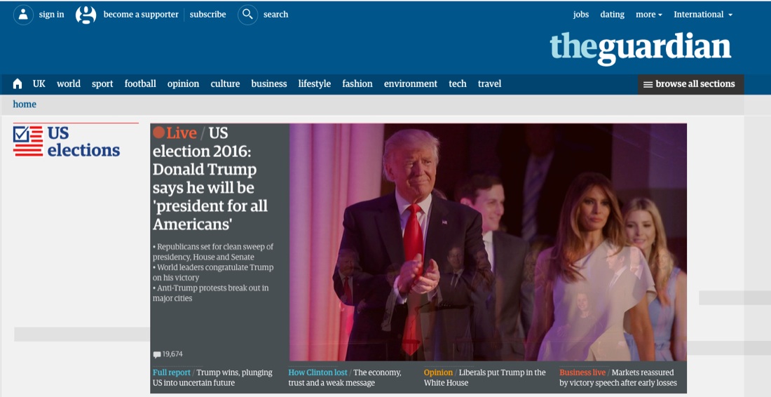 Donald Trump presidente: le reazioni della politica e della stampa internazionale Donald Trump presidente: le reazioni della politica e della stampa internazionale