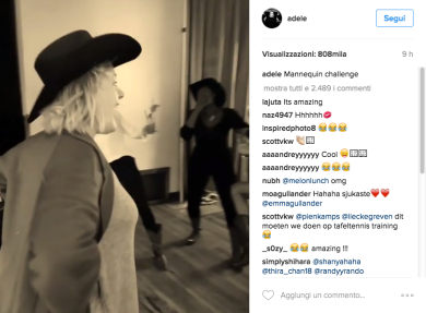 Anche Adele cede al “Mannequin challenge”
