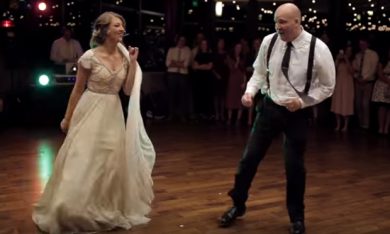 Il ballo fra la sposa e suo padre è da urlo