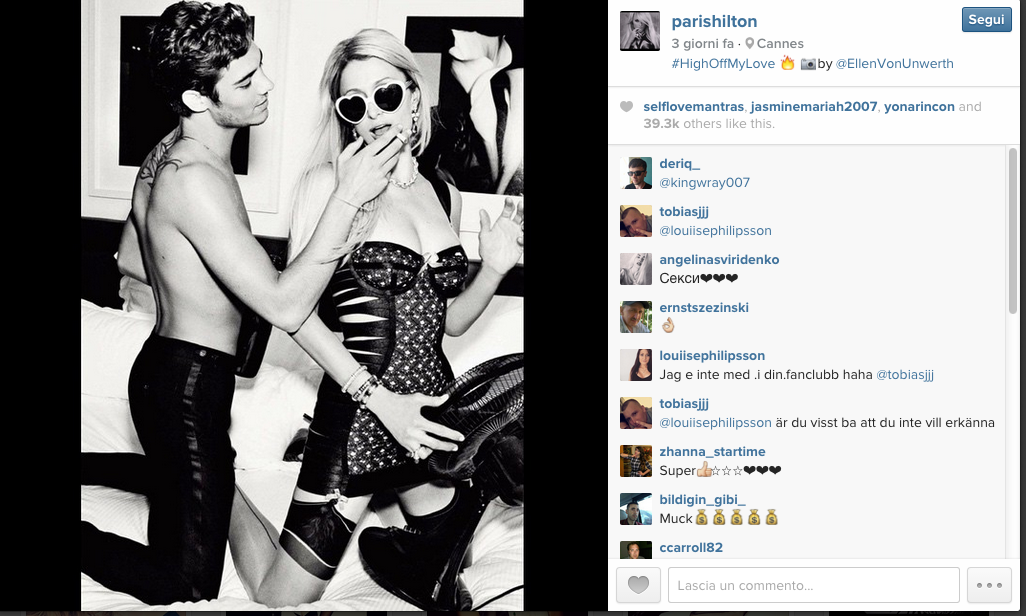 Paris Hilton in versione bondage conquista Instagram