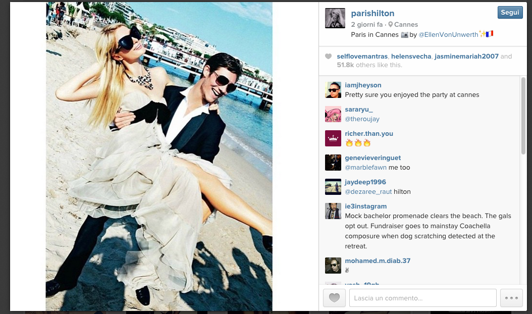 Paris Hilton in versione bondage conquista Instagram