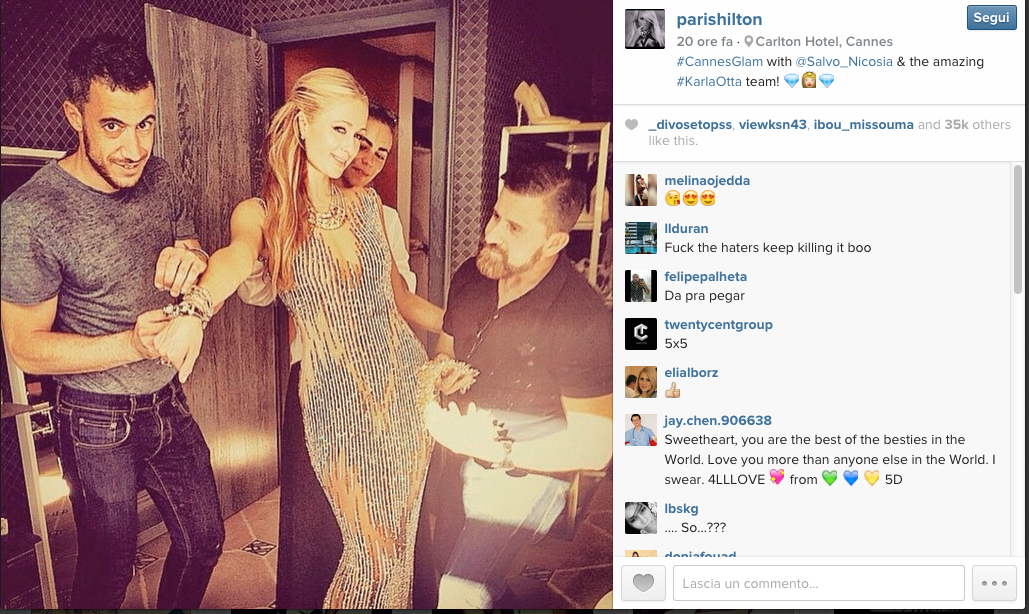 Paris Hilton in versione bondage conquista Instagram